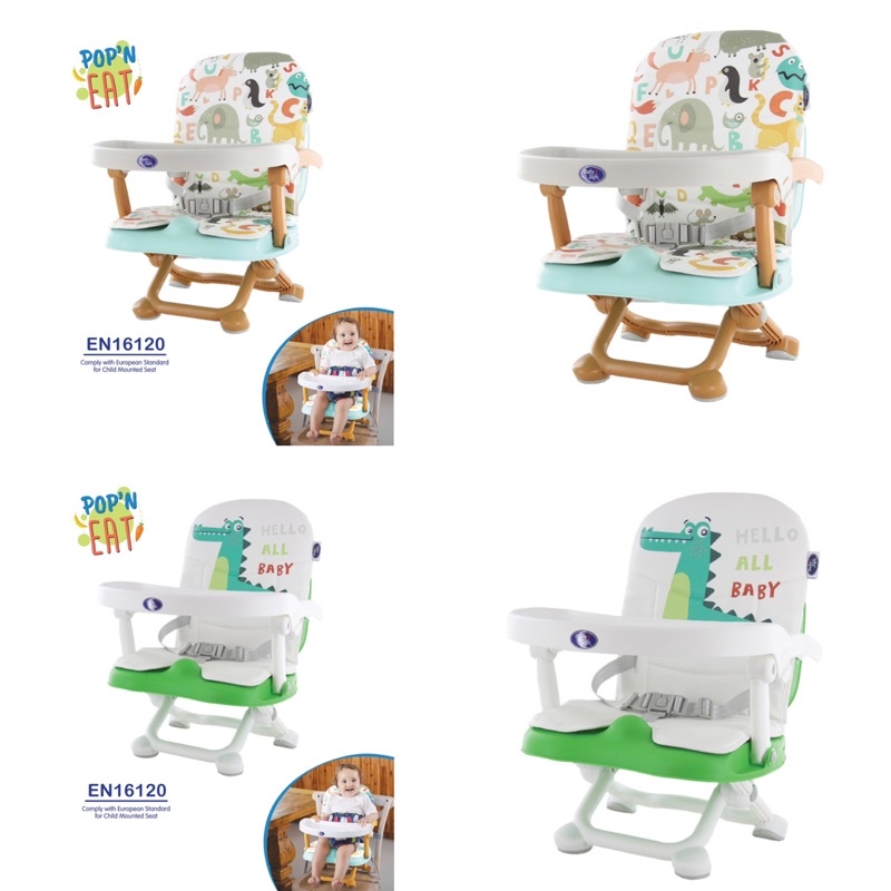 Baby safe pop and eat booster seat BO02 - kursi makan bayi