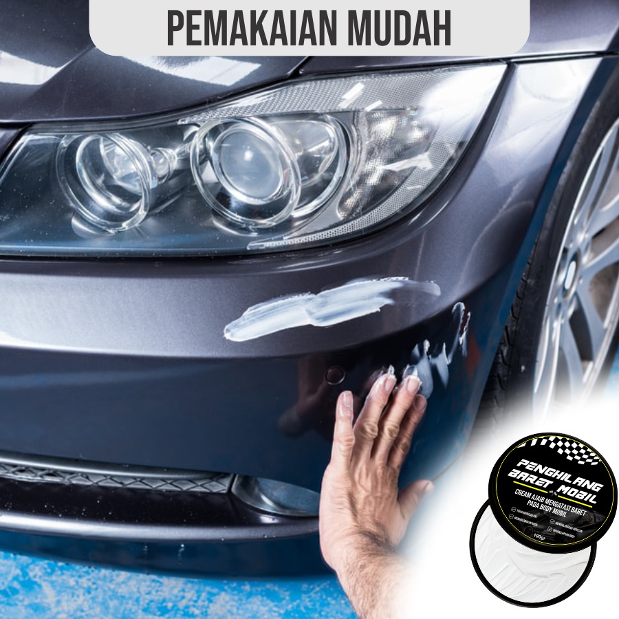 Penghilang Baret Body Mobil Rubbing Compound Mobil Scratch Remover Obat Poles Bodi Mobil 100gr Agya Ayla Sigra Xpander Avanza Xenia Brio Terios Rush Vios Civic Jazz Veloz Calya Gran Max Innova Livina Creta