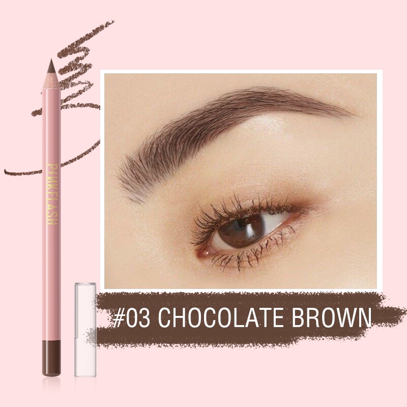 galerybeautysemarang PINKFLASH Waterproof Easy Eyebrow Pencil | Pensil Alis | Pink Flash Waterproof BPOM PF-E02