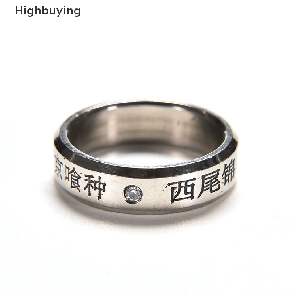 Hbid 1pcs Cosplay Anime Untuk Tokyo ghoul Ken Kaneki Cincin Titanium steel rings Glory