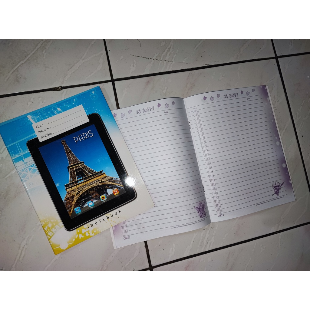 

Buku Tulis 48 lembar Paris I Notebook (Reject / cacat) satuan
