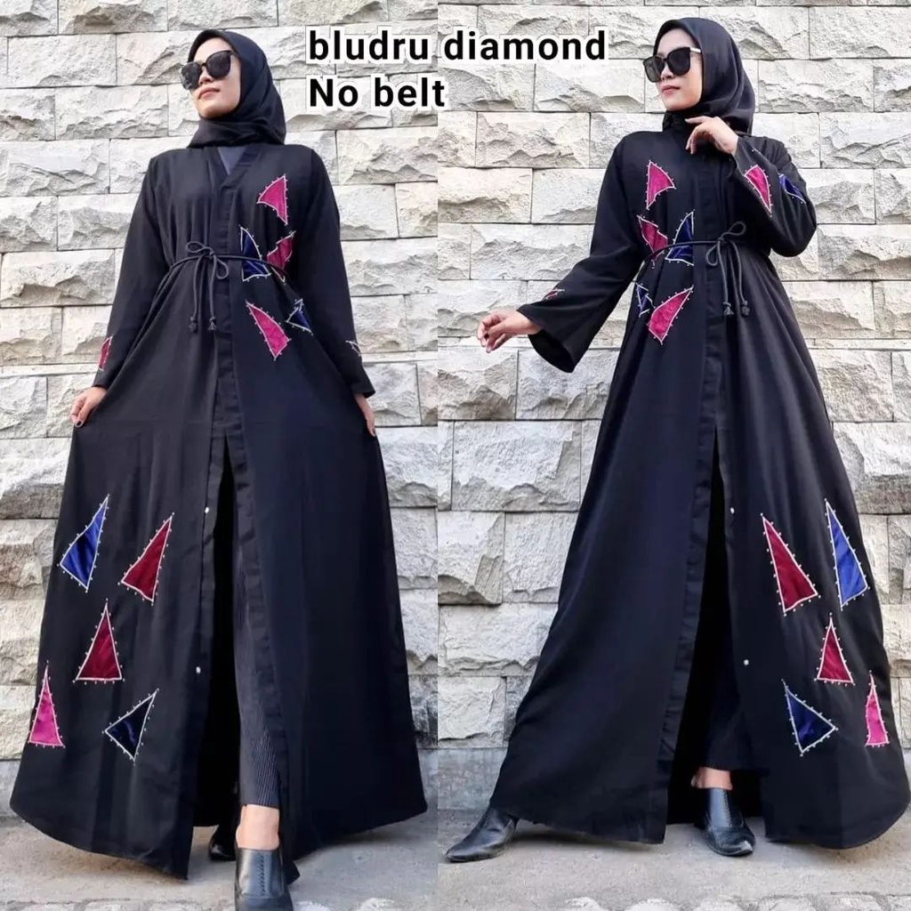 Abaya Bludru Diamond