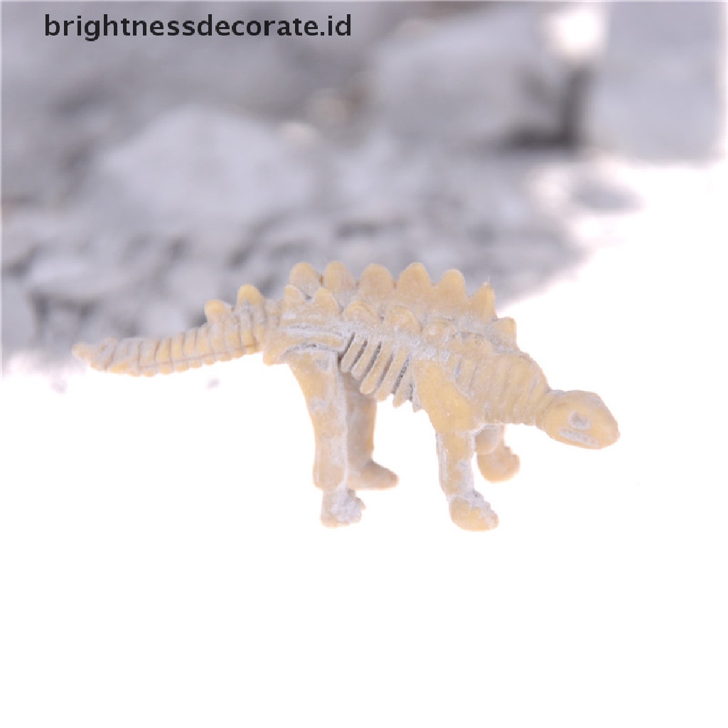 [Birth] Dinosaurus Excavation Kit Archaeoy Gali Kerangka Fosil Menyenangkan Hadiah Mainan Anak [ID]