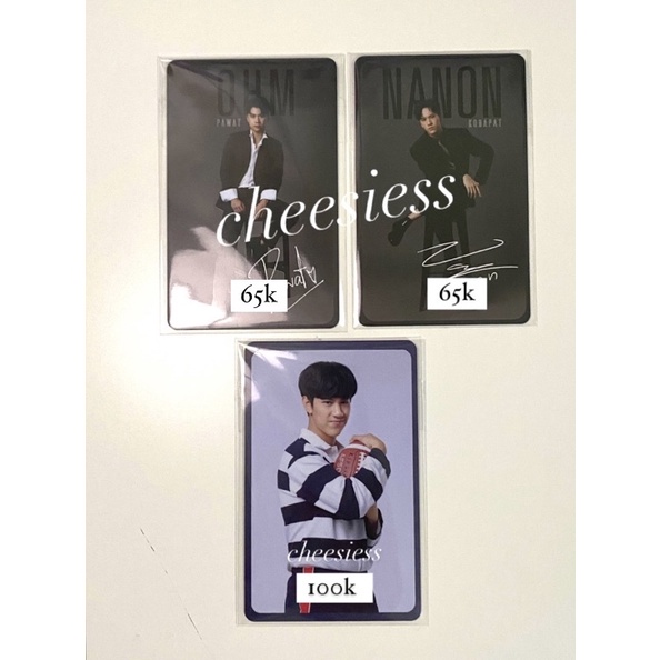photocard pc GMMTV ohm nanon ohmnon signature, exclusive exc nanon bad buddy series bbs