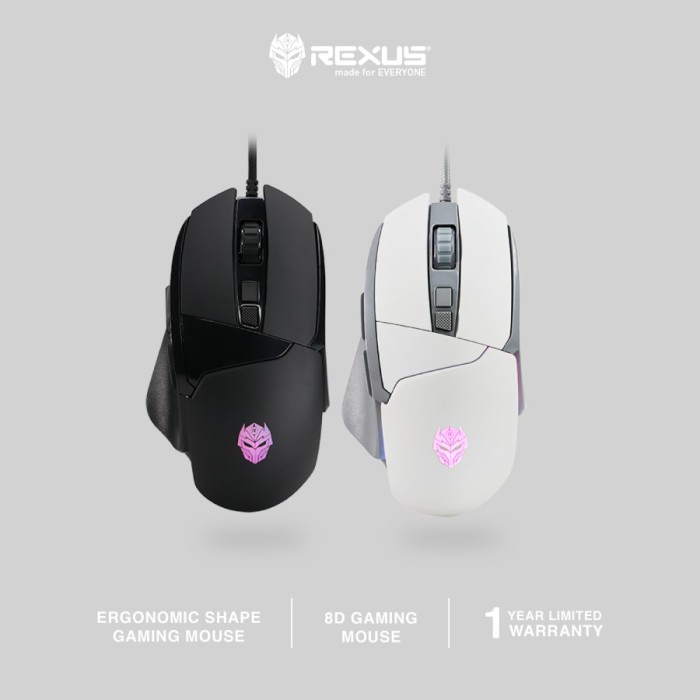 Mouse Gaming Rexus Xierra X18 / X-18 RIFLE RGB