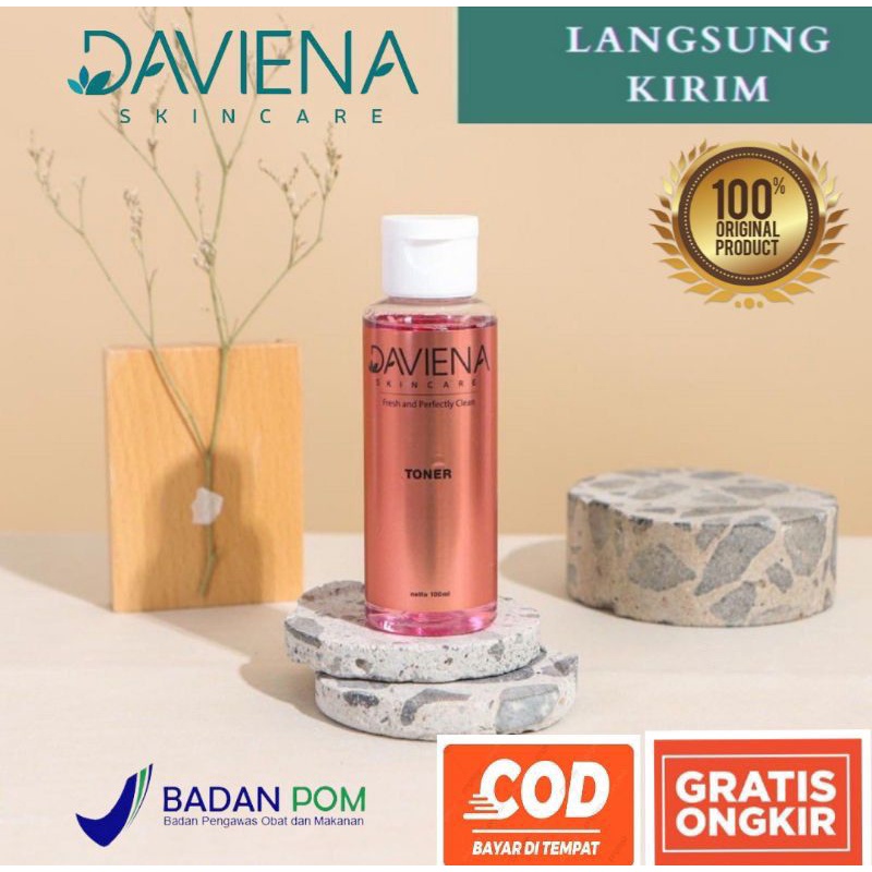 Toner Glowing Daviena Skincare Davienaskincareofficial Davina Devina Lampung Jakarta Surabaya Pember