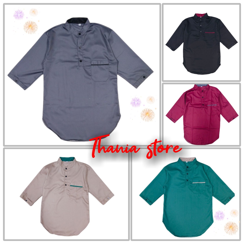 baju koko anak laki laki kurta remaja usia 1-14 tahun