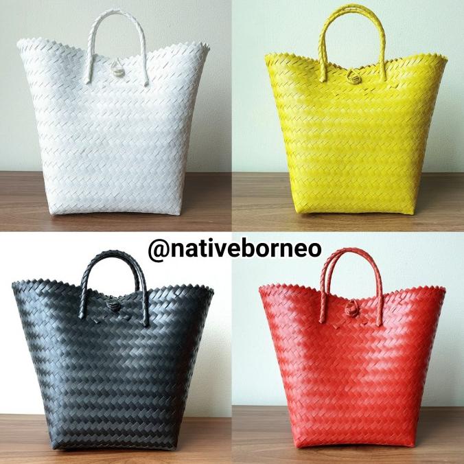 Kana Bag Polos - Tas Belanja Anyaman, Tas Parcel, Tas Hampers Parsel
