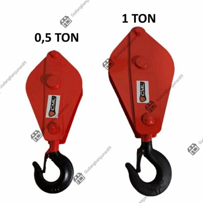 Katrol Katrol Kapal/Kerekan Sumur/Kerekan Timba Sumur Besi 0.5 1 Ton Camel