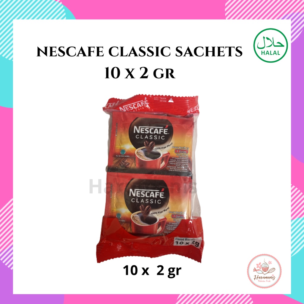 

Nescafe Classic Sachets 10x2gr