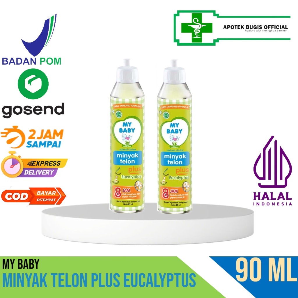 My Baby Minyak Telon Plus Eucalyptus 90 ml