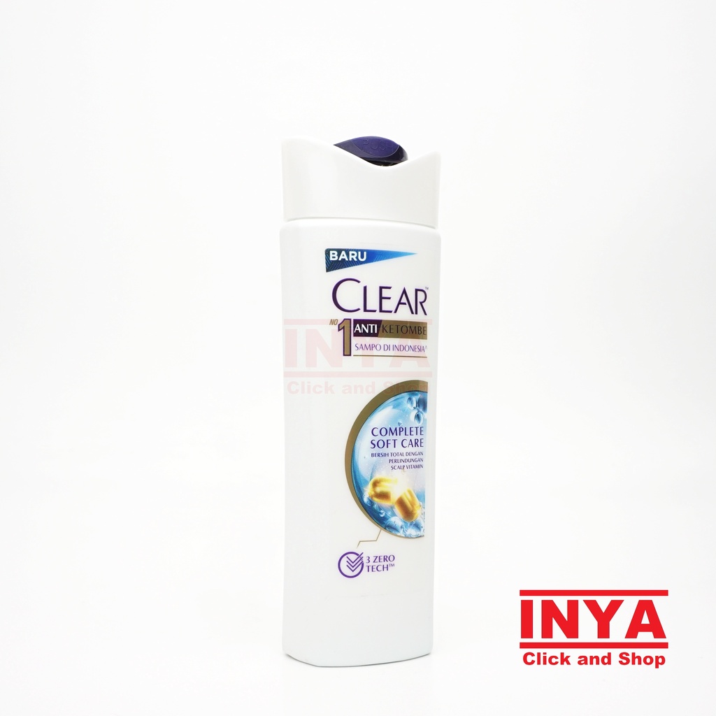 CLEAR ANTI KETOMBE COMPLETE SOFT CARE SHAMPOO 160ml - Sampo Rambut
