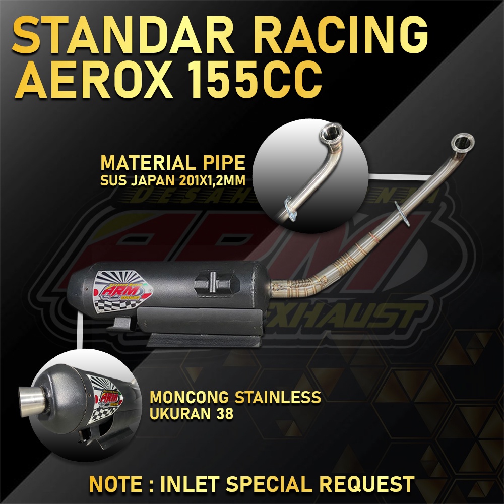 KONDOMAN ARM EXHAUST AEROX NEW/ AEROX OLD/NMAXNEW/NMAXOLD
