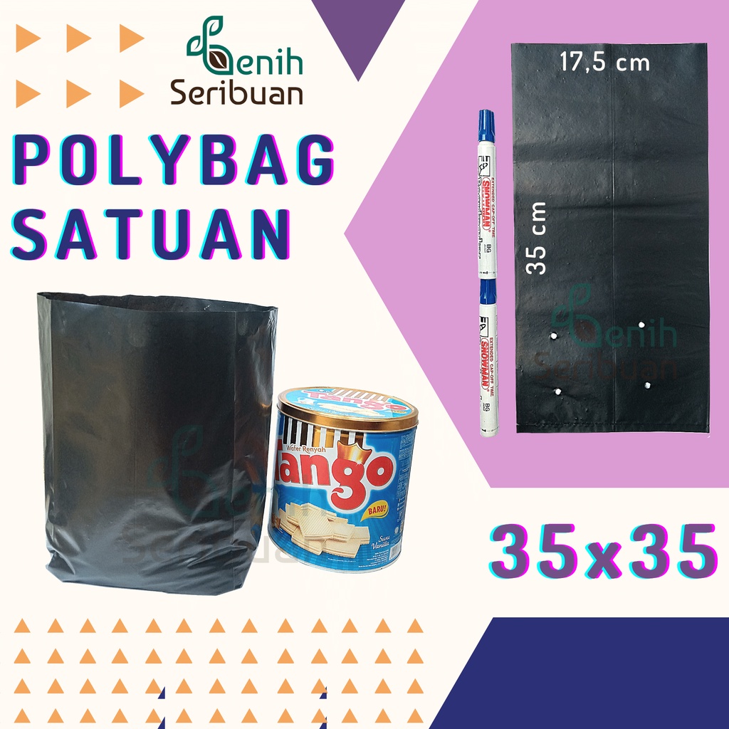 Benih Seribuan - Polybag Tanaman 35x35 Tebal