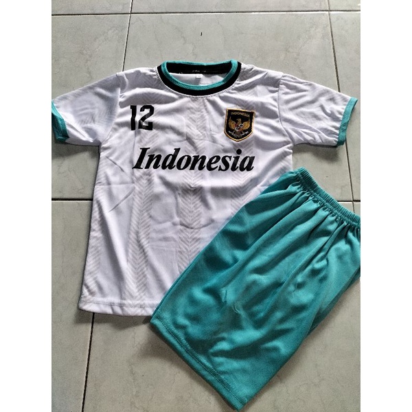 baju bola anak/ baju bola Brazil / baju bola argentina/baju bola indonesia /1-10 tahun