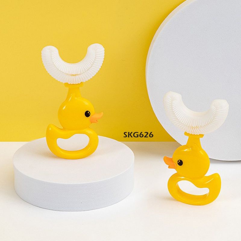 Sikat Gigi Anak U Shape 360, Kids Toothbrush silicone U BPA free
