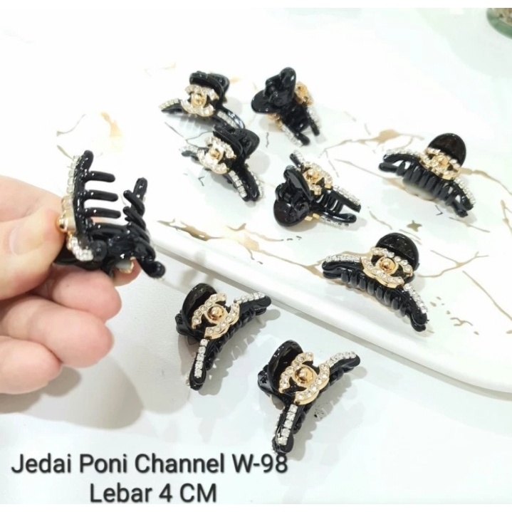 Z-50 Jepit Jedai Poni Mata Kombinasi Mutiara Premium Hair Clip Import