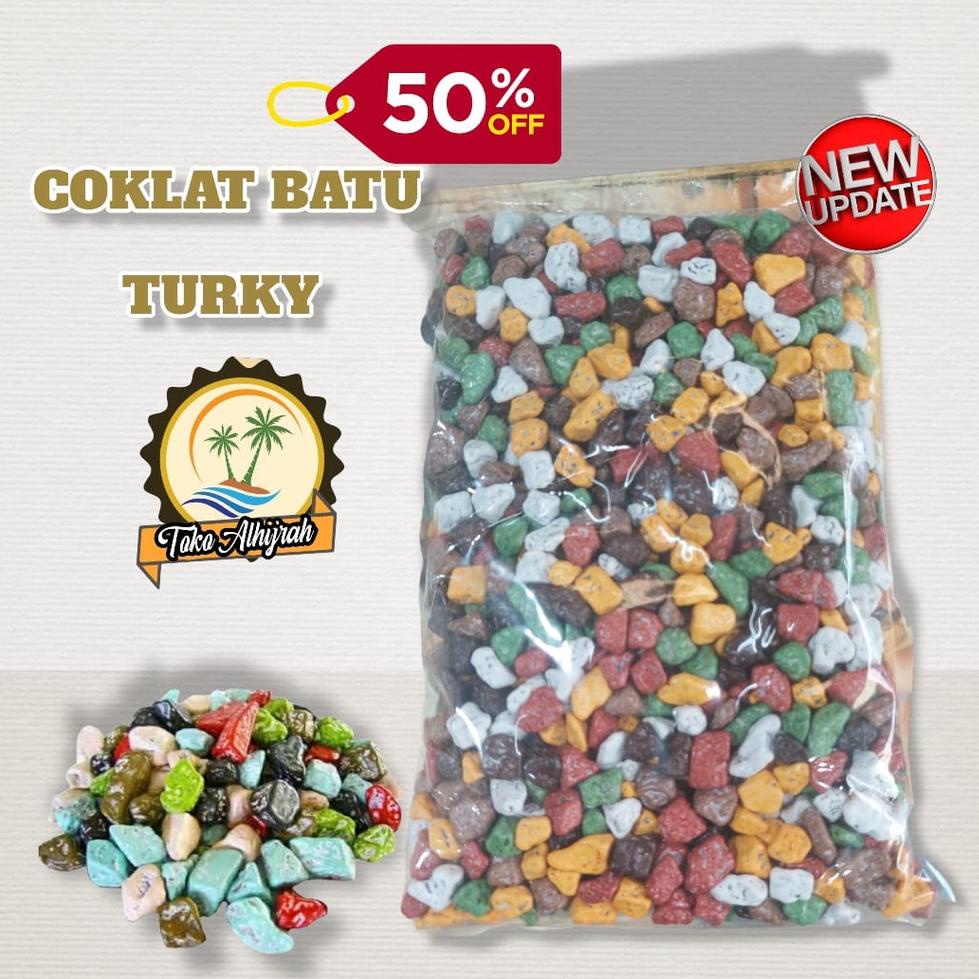 

Terlaris ★★★ Coklat / cokelat batu krikil saudi / turky 1kg €