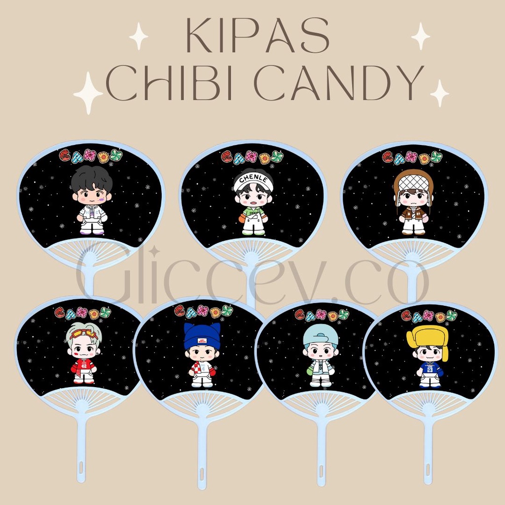 KIPAS NCT DREAM CANDY CHIBI || HANDFAN NCT DREAM || KIPAS NCT || KIPAS KPOP