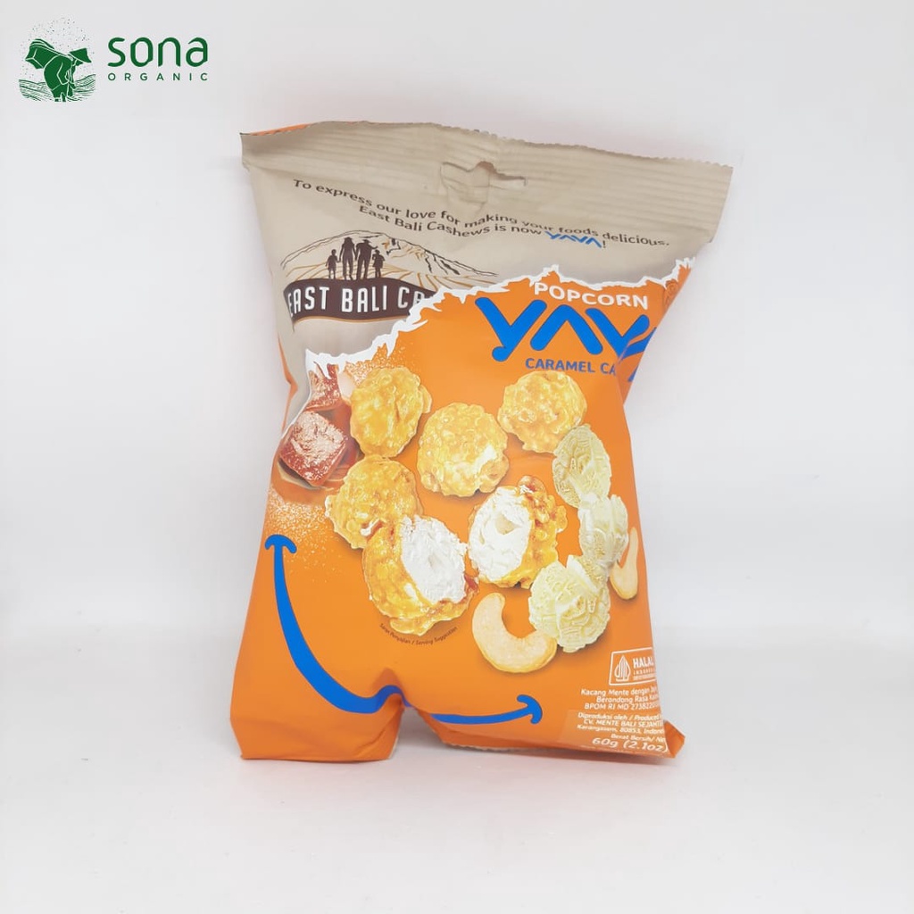 

Yava-Caramel Cashew Popcorn 60g-Popcorn Caramel Cashew