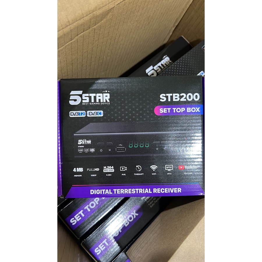 SET TOP BOX STB200 TV ANALOG KE TV DIGITAL