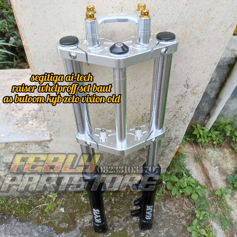 SHOCK DEPAN KAYABA KYB ZETO VIXION OLD SET SEGITIGA AITECH CNC PNP HONDA CB GL MEGAPRO TIGER GL100 A