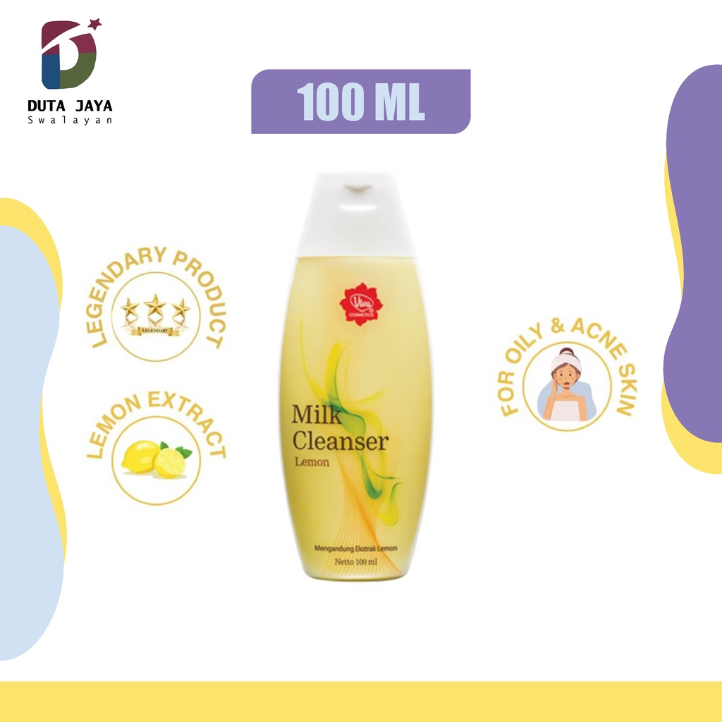 Viva Milk Cleanser Lemon Pembersih Make Up Wajah 100 ML