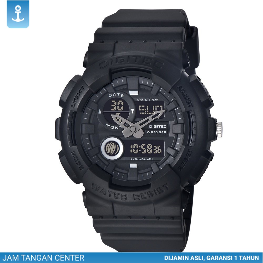 Jam Tangan Sport Digitec 2185 Digital Analog Pria Original Watch
