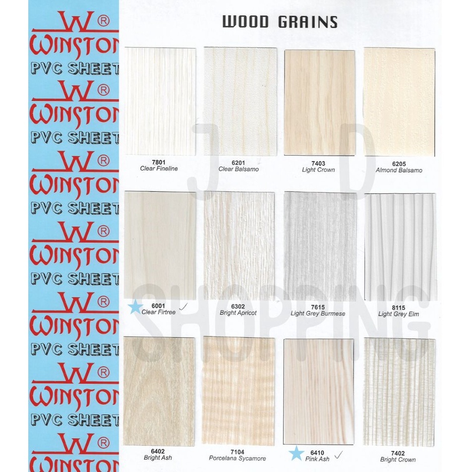 Winston PVC Sheet Woodgrain 2