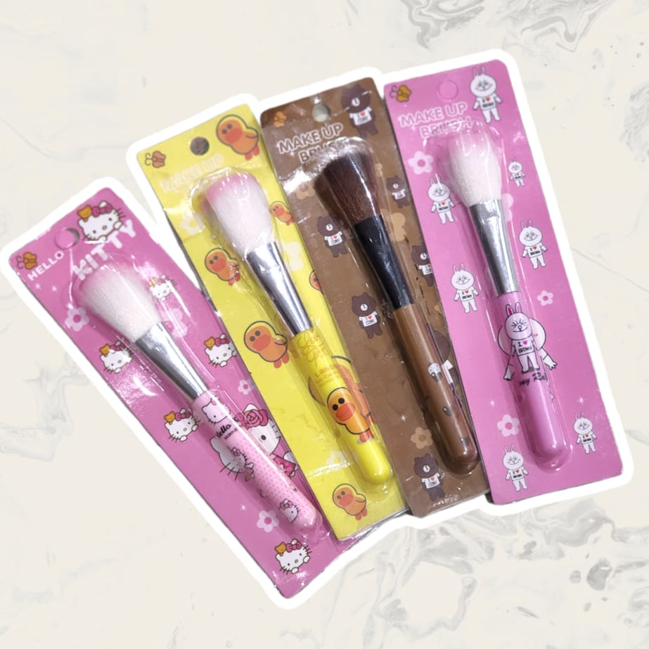 [Per Buah] Brush / Kuas Make Up Satuan Karakter Hello Kitty / Line