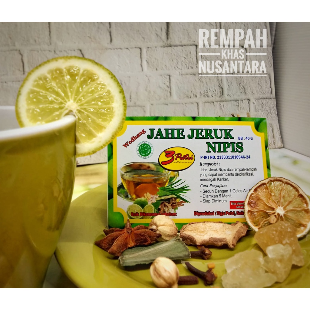 

MINUMAN REMPAH JAHE JERUK NIPIS (1 PACK ISI 10 PCS)