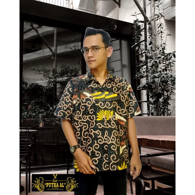 Baju Kemeja Batik pria modern lengan pendek paling Murah