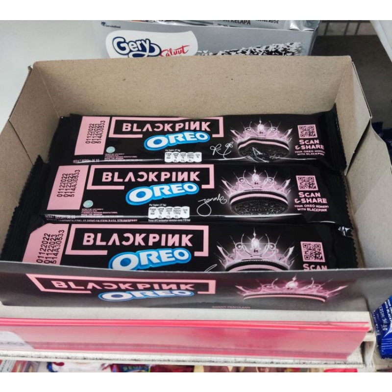 [READY STOCK] Oreo Blackpink versi hitam - KEMASAN SACHET (isi 4)