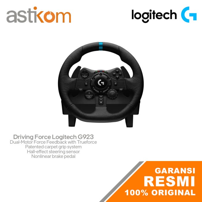 Driving Force Logitech G923 True Force Steering Wheel and Pedals