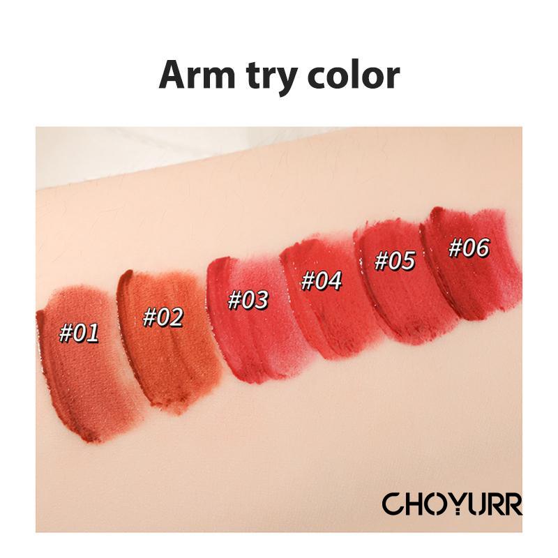 【COD】Lipstik Cream Velvet-Mist Matte Lip Clay Waterproof Non-stick Lip Mud Tahan Lama Tahan Air Korean Original Makeup -CH