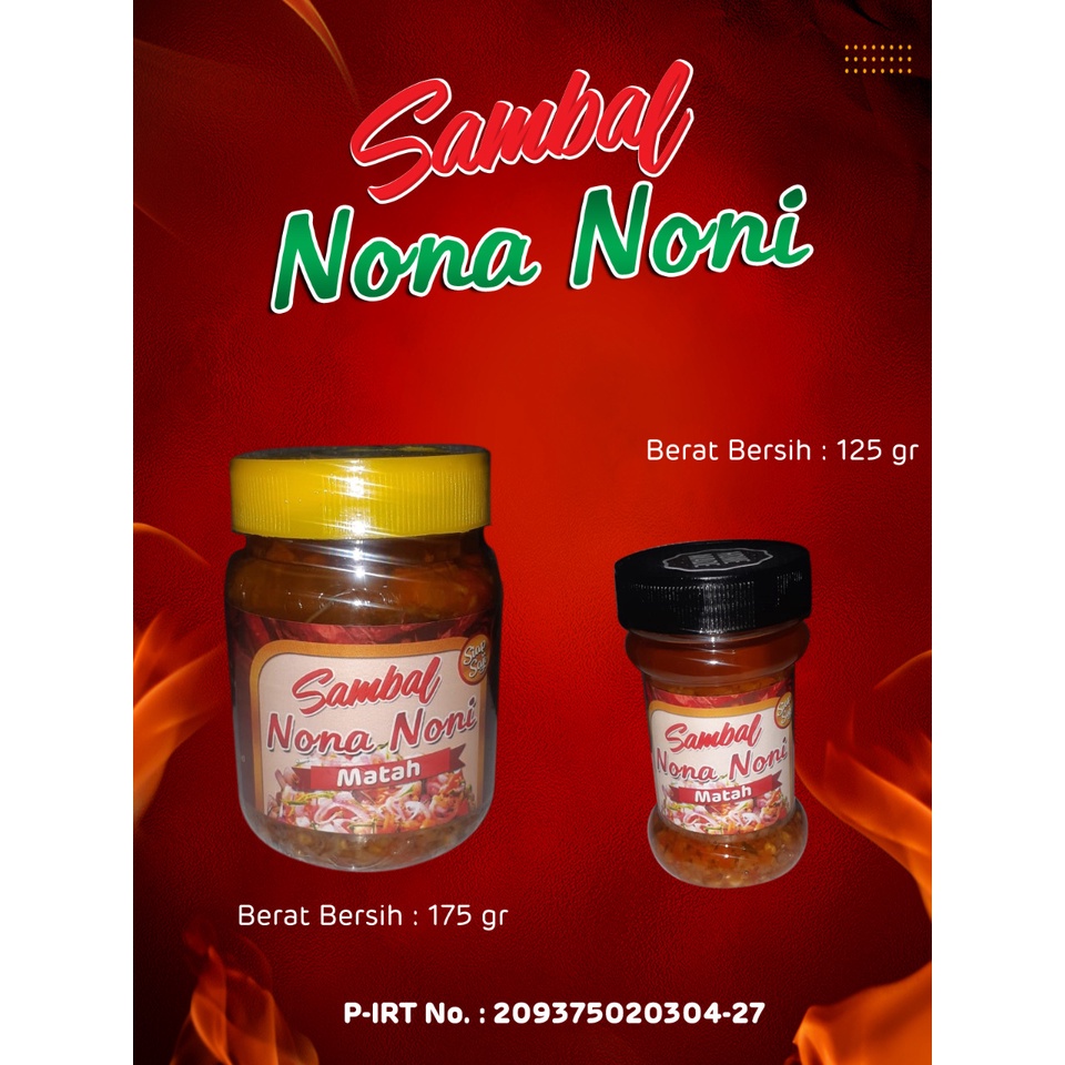 

Sambal Matah Nona Noni 125 dan 175 gram
