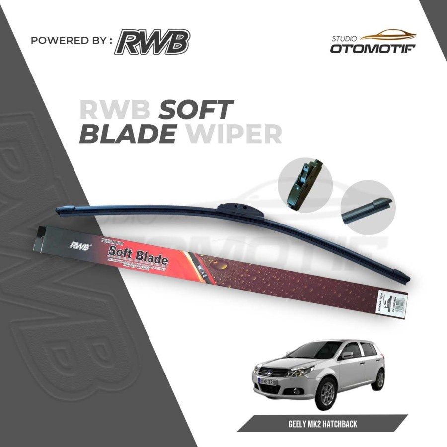 RWB S52 WIPER Geely MK2 hatchback SOFT FRAMELESS WIPER GEELY MK2