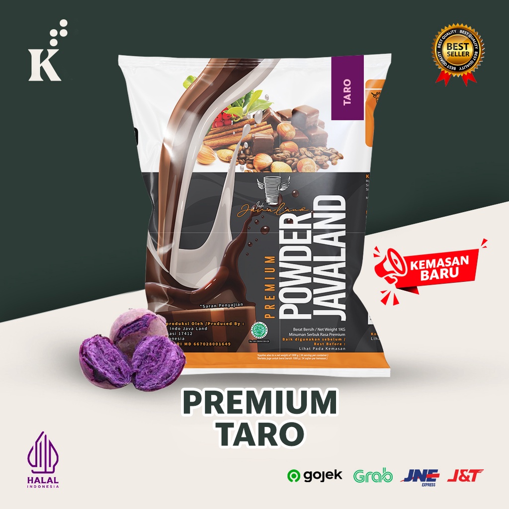 Bubuk Minuman Premium Taro Javaland Grande 1kg