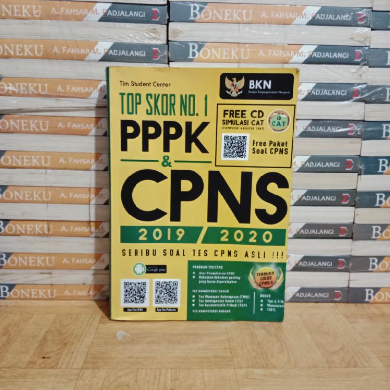 

BUKU ORIGINAL - TOP SKOR NO 1 PPPK & CPNS SERIBU SOAL TES CPNS ASLI