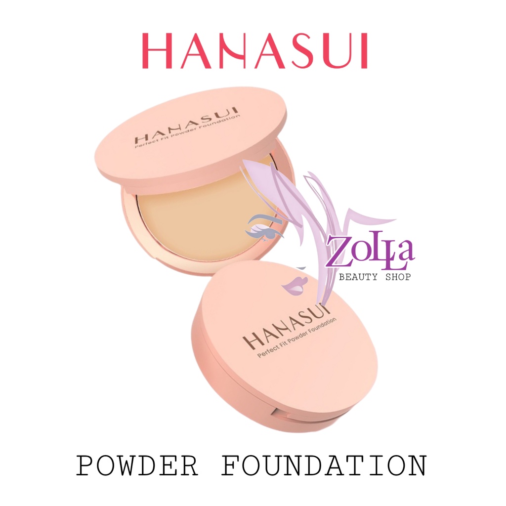 HANASUI PERFECT FIT POWDER FOUNDATION - BPOM - FOUNDATION HANASUI MURAH