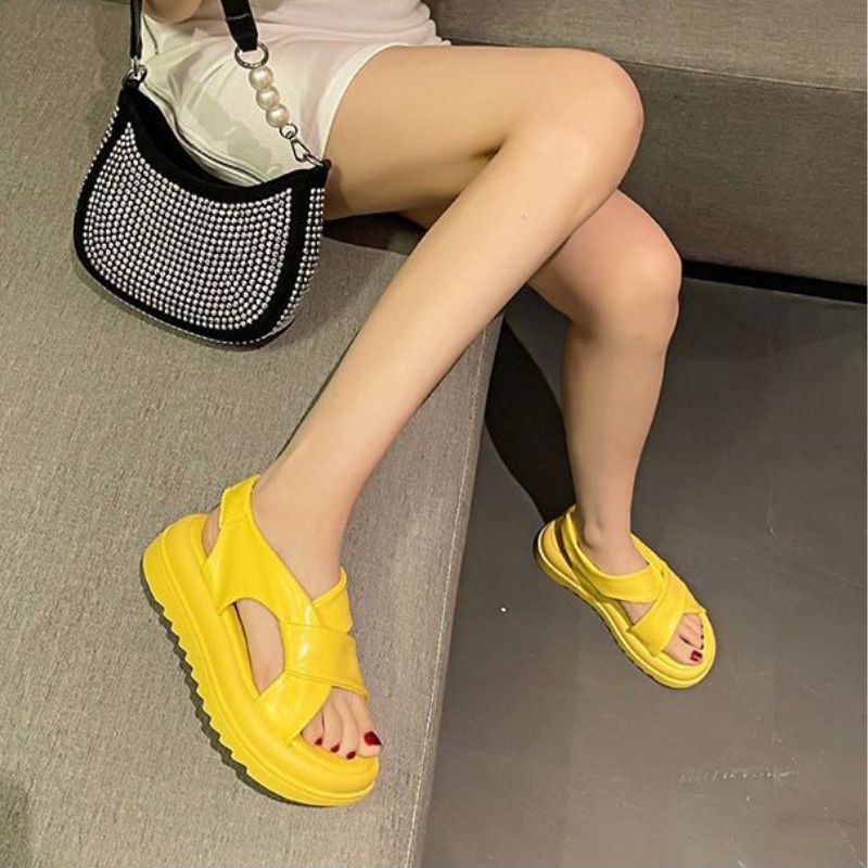 [COD] 22160 Sandal Wanita Import Xnot Tali Belakang