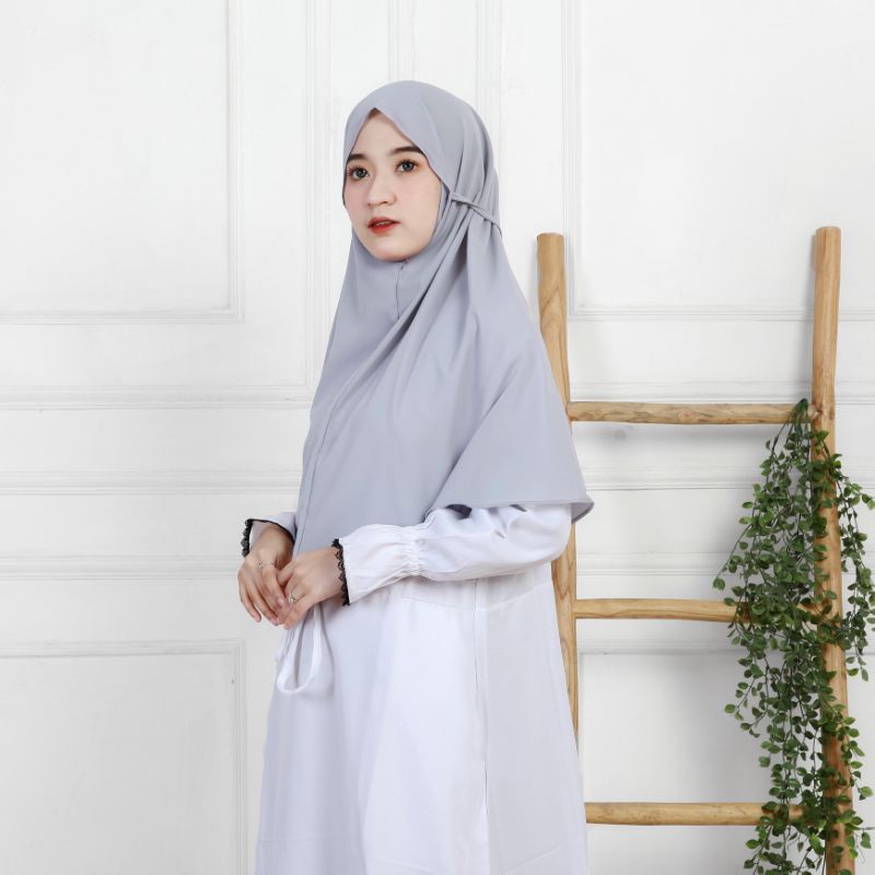 Jilbab Instan Bergo Bahan Diamond Italiano Tanpa Ped Dengan Tali Polos Terbaru Kekinian