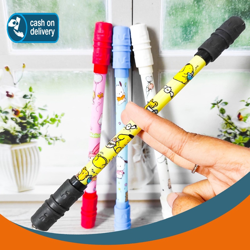 

PULPEN MAINAN PUTAR MAGNET SAANRIO SPINNING ALAT TULIS KARTUN SUNRIO BOLPOIN UNIK IMUT PURINN CINAMOROLLL