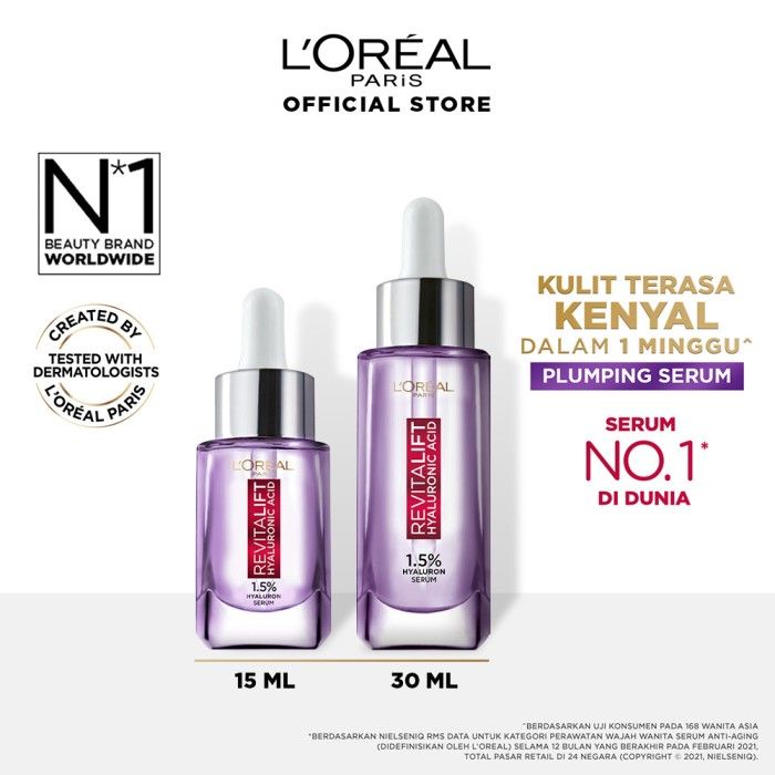 LOREAL / L'OREAL  Paris Revitalift 1.5 % Hyaluronic Acid Serum - 30ml