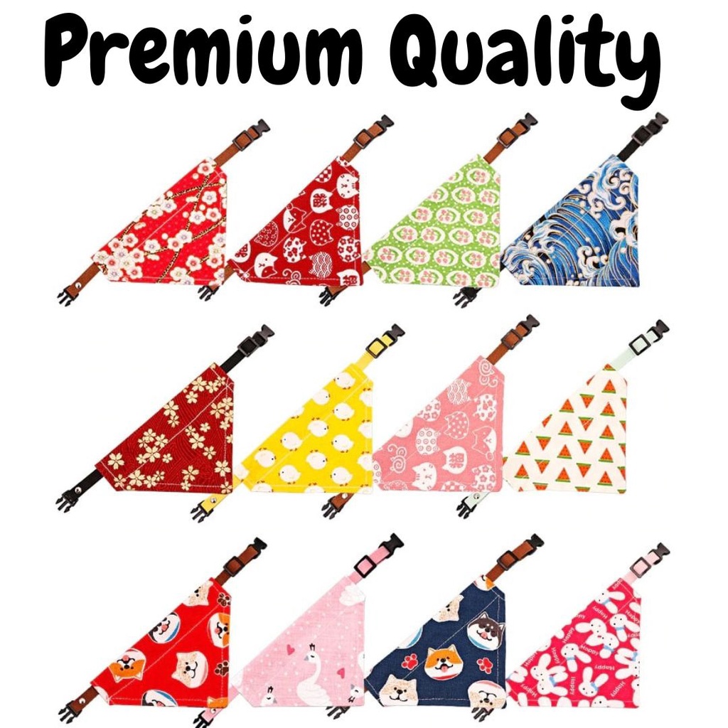 Bandana Dog &amp; Cat Scarf Collar Anjing &amp; Kucing FEFARM
