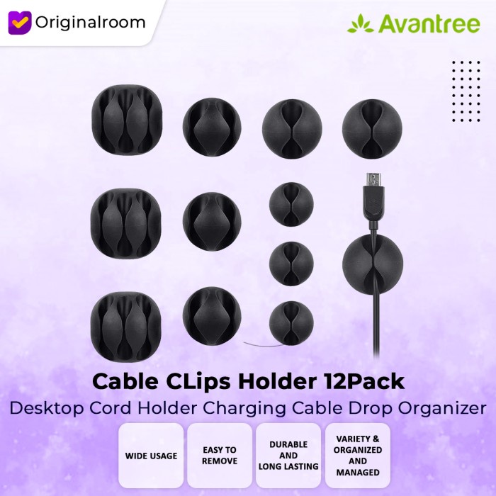 

Holder Avantree Cable Clips Kabel Holder Management 9 Pcs - Clip01