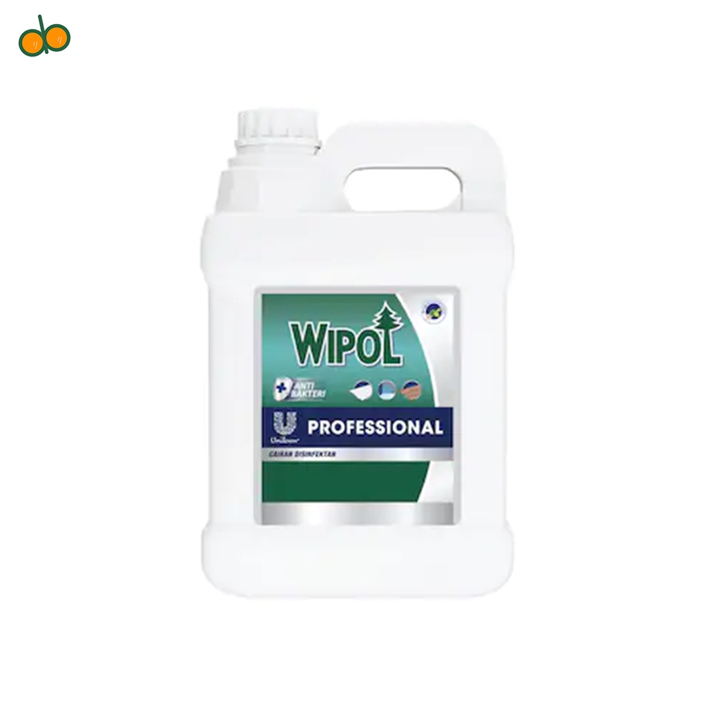 Wipol Professional Disinfektan Pembersih Lantai karbol sereh jeruk 4.5 L