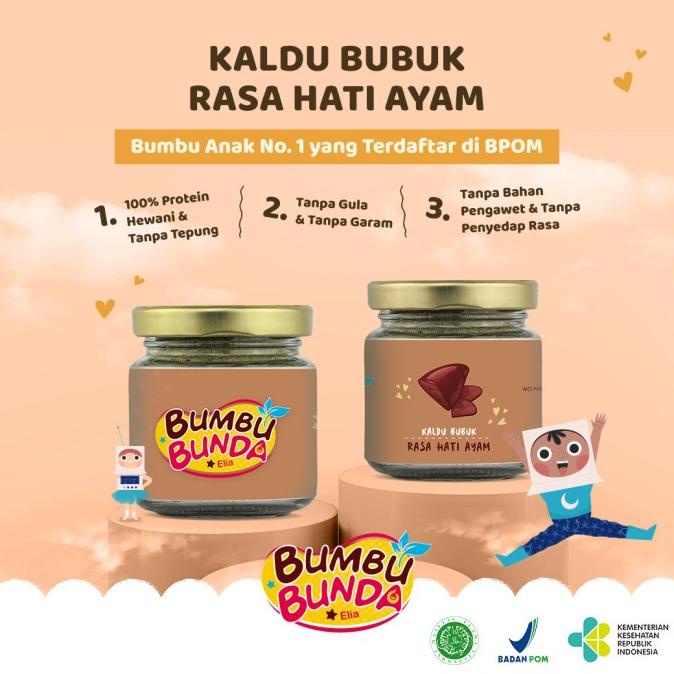 

Bumbu Bunda Elia Kaldu Hati Ayam Non MSG Non Pengawet