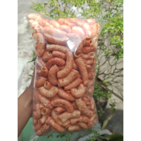 

kerupuk makaroni pedas manis/makaroni ngembang rasa balado isi 200 gram packing kardus