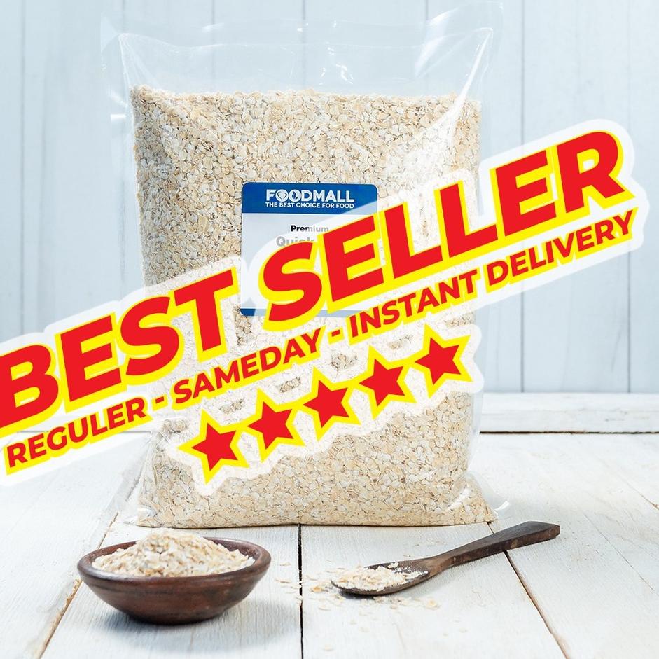 

12.12 HARGA GROSIR Quick Oat 1 kg / Oat Halus cepat saji 